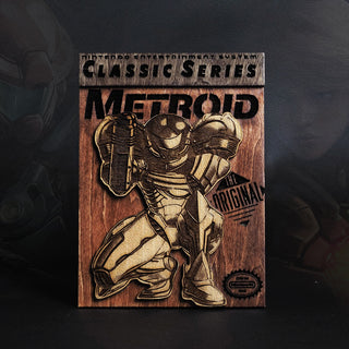 Handmade Wooden Cover Metroid: Classic Series